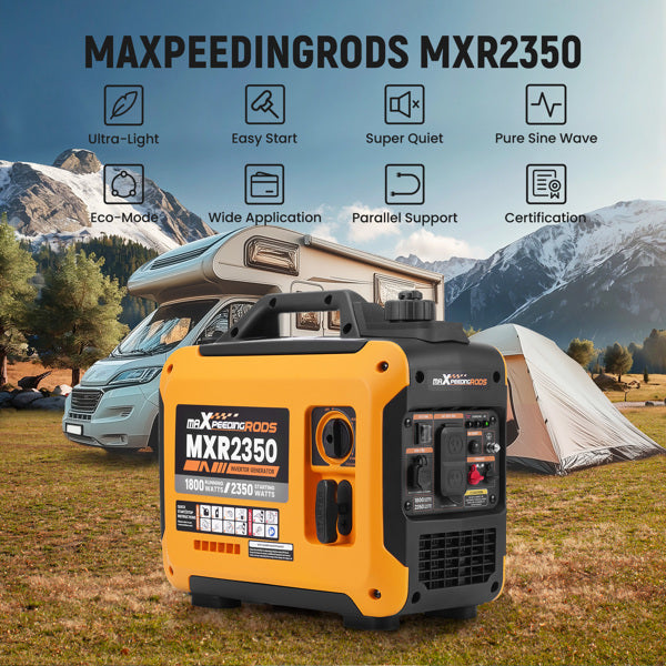 New 2350W 15kg Gasoline Variable Frequency Generator, Environmentally Friendly And Quiet, Suitable For Outdoor Gatherings - Enfance-Heureuse