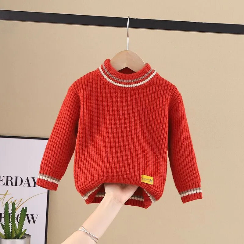 Children's round neck sweater