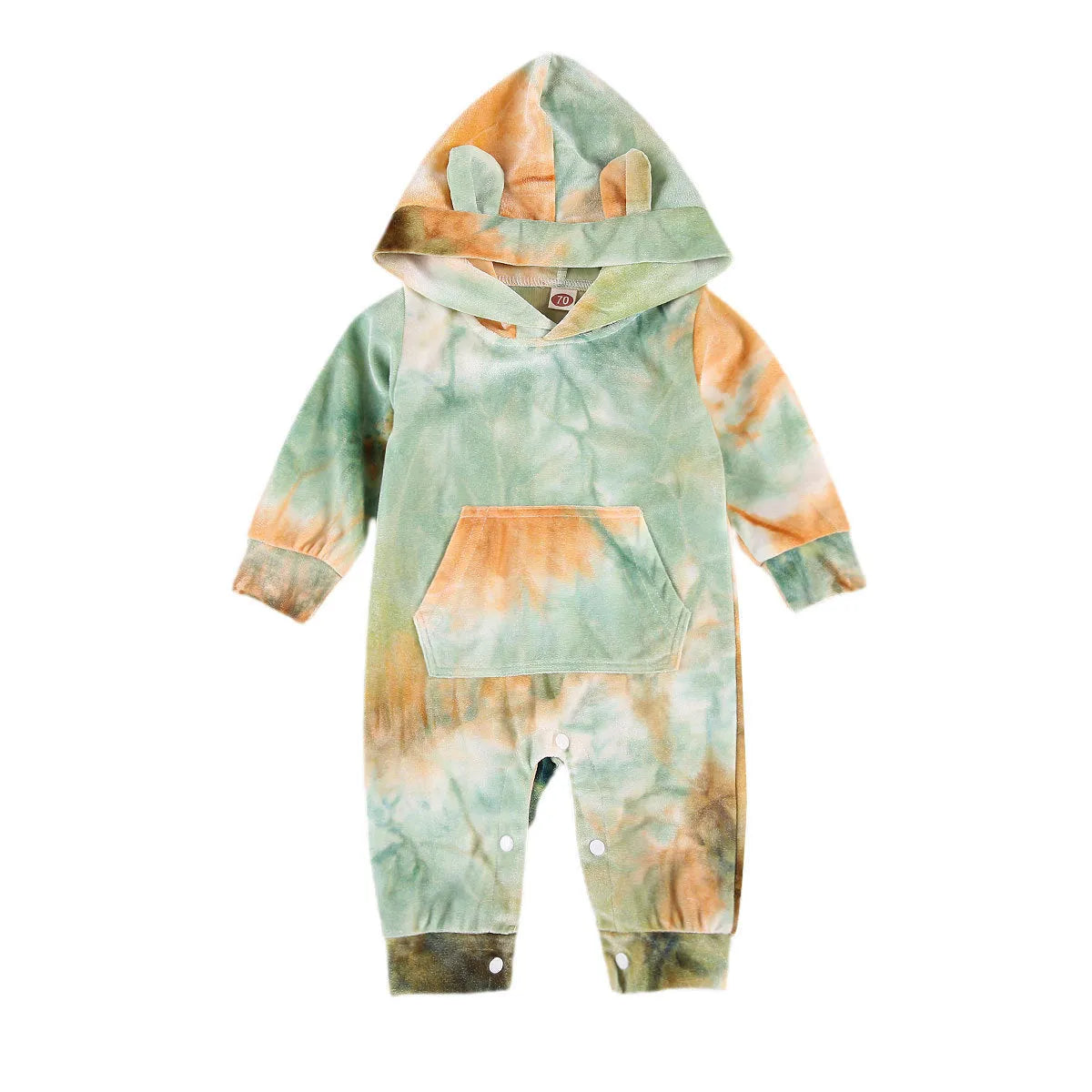 Baby hooded jumpsuit,