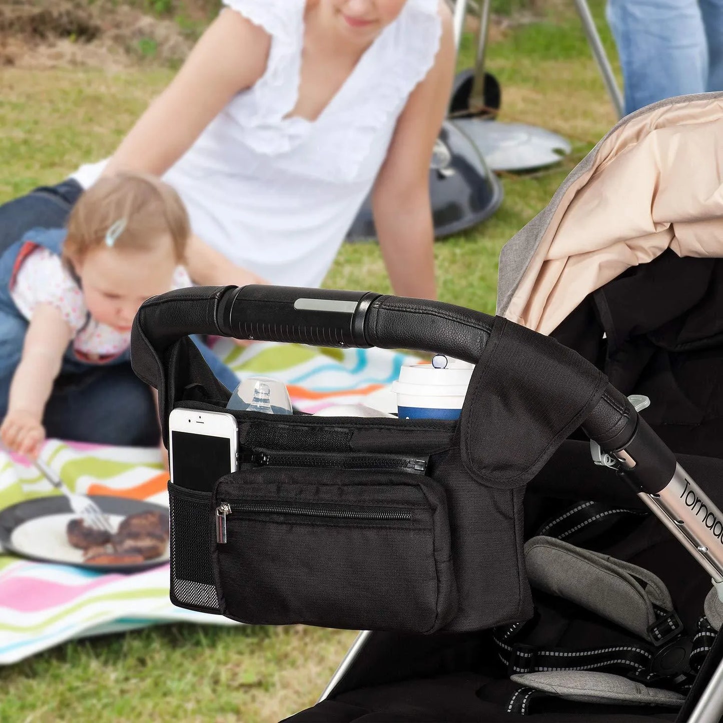 Bolsa impermeable para cochecito de bebé.