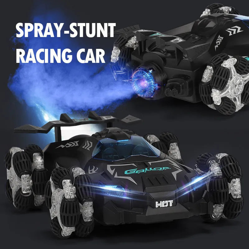 Drift Spray Coche de juguete eléctrico para niños con luz musical de alta velocidad y control remoto