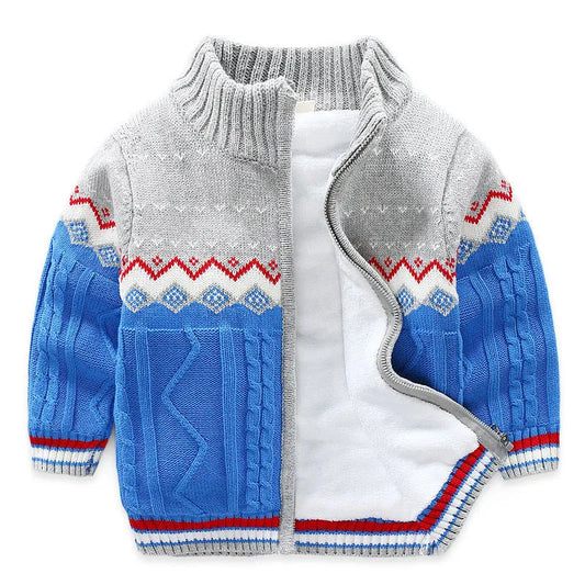 Cardigan en tricot épais pour enfants