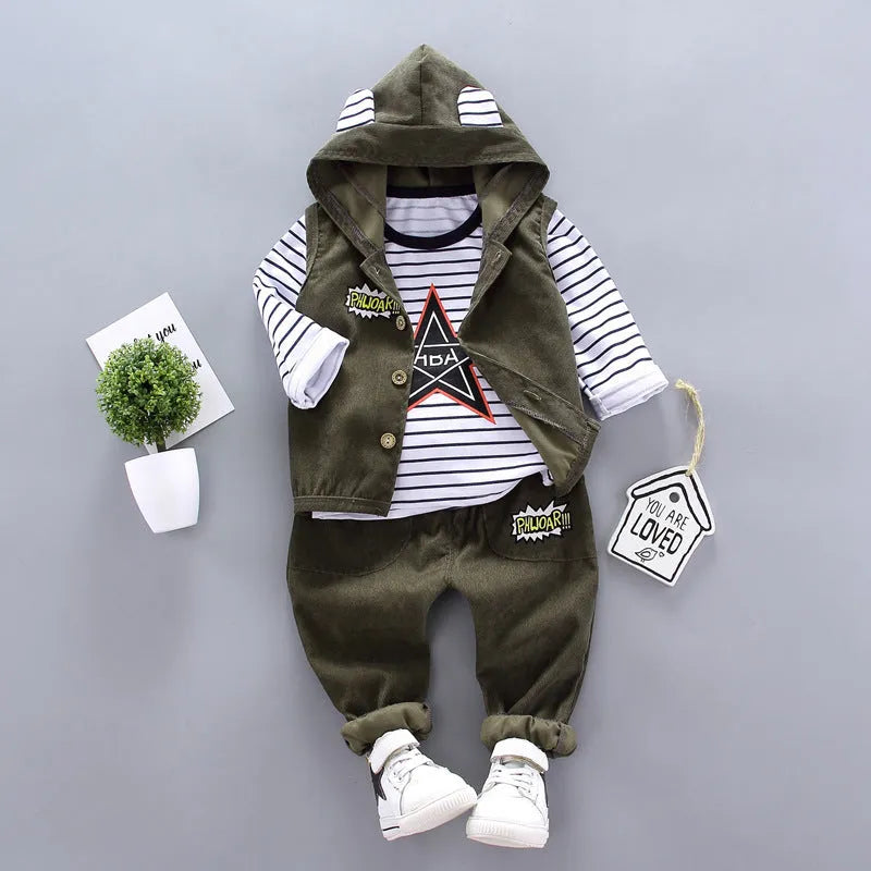 Autumn Children's Three-Piece Suit