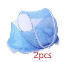 Foldable Baby Mosquito Net With Pillow + Net 2pcs Set