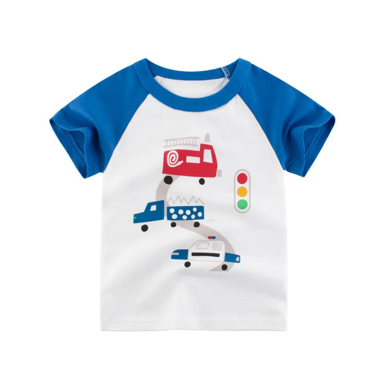 Korean children's short sleeve T-shirt