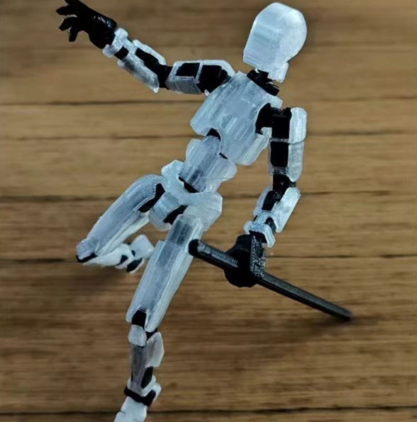 Multi-Jointed Movable Shapeshift Robot 2.0 3D Printed Mannequin Dummy Action Model Doll Toy Kid Gift - Enfance-Heureuse
