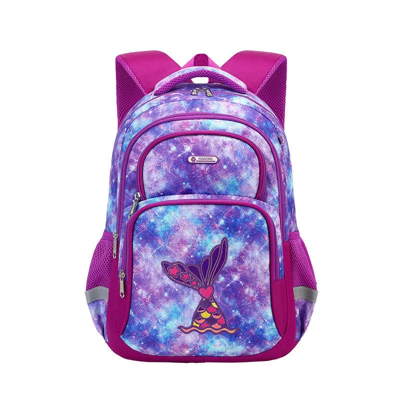 Primary School Student Schoolbag Boys Stylish And Lightweight Grade 1-3 Children Backpack