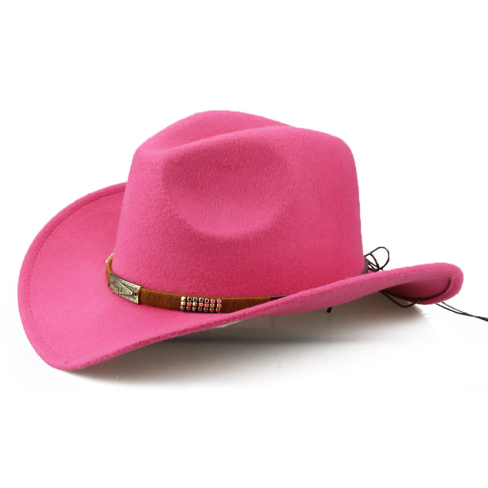 Sombrero de mezclilla de lana vendedor caliente de la personalidad de la moda