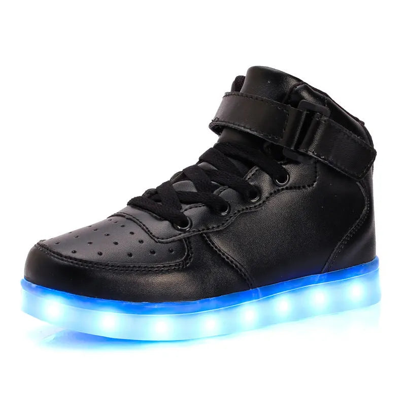 Kids Fashion Casual Light Up Sneakers