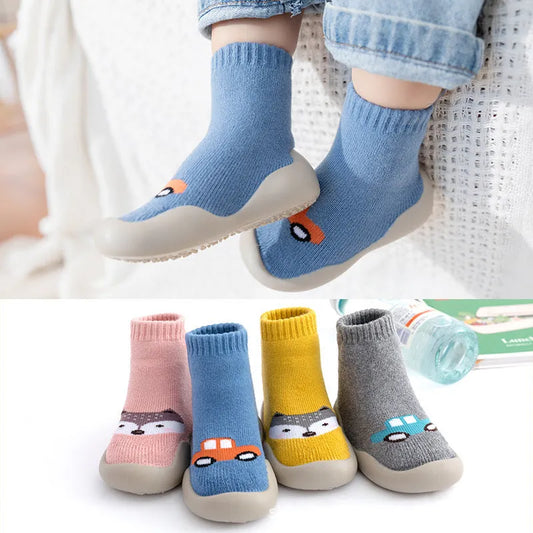 Bébé Plancher Chaussettes Et Chaussures Chaud Et Épais Terry