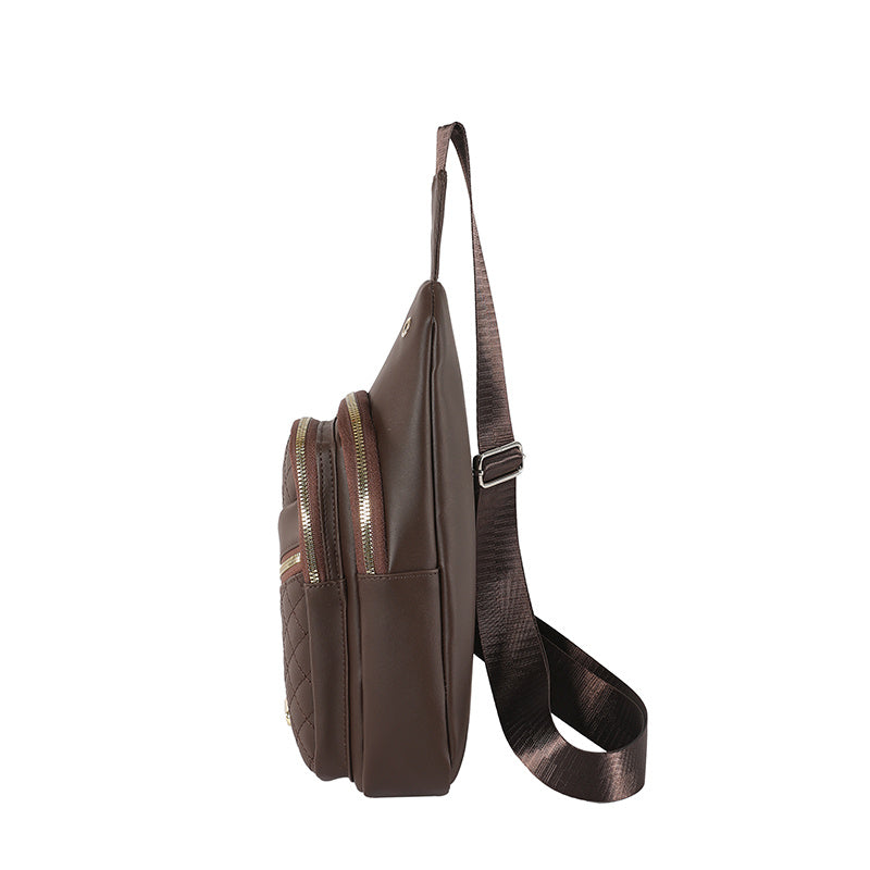 Storage Bag & Travel Bag Small Sling Bag Crossbody Chest Shoulder Water Resistant Sling Purse One Strap Travel Bag For Men Women Boys With Earphone Hole - Enfance-Heureuse
