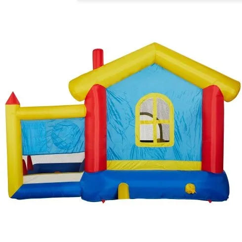 8 In 1 Inflatable Bounce House With Blower Basketball Hoop Ocean Balls Ring - toss Game Target And Sticky Ball Game For Kids - Enfance - Heureuse