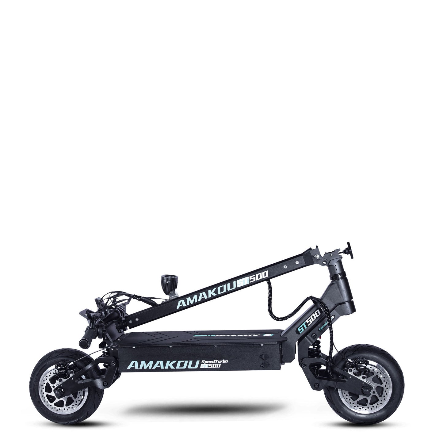 Electric Scooter, 72V Dual Power Motor, 11 Inch Road Tire Foldable Electric Scooter - Enfance-Heureuse