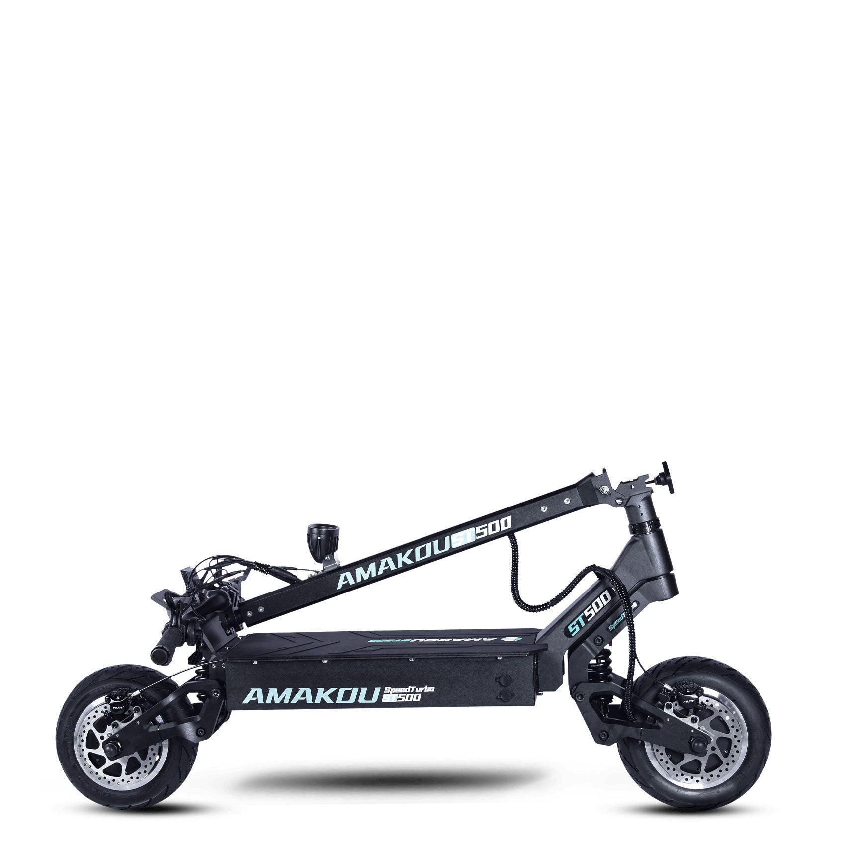 Electric Scooter, 72V Dual Power Motor, 11 Inch Road Tire Foldable Electric Scooter - Enfance-Heureuse