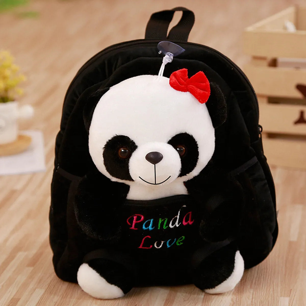 Mochila de panda de dibujos animados