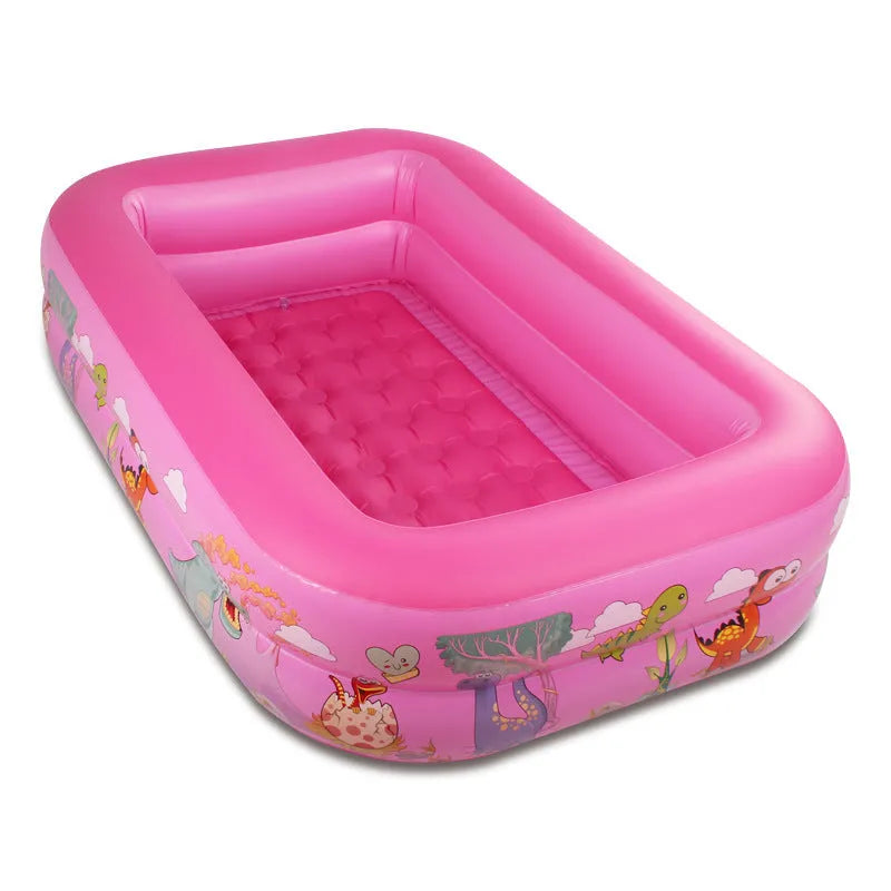 Piscina inflable para bebés en casa