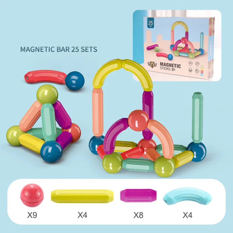 Magnétique Bâton Blocs De Construction Jeu Aimants Enfants Set Enfants Aimants Pour Enfants Magnétique Jouet Briques