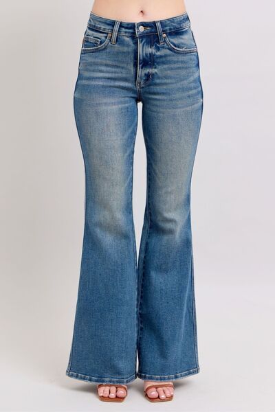 Judy Blue MR Tummy Control Vintage Wash Jeans - Enfance-Heureuse