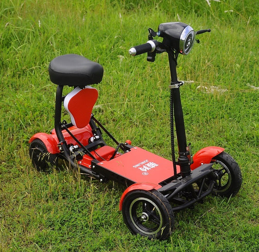 Cyungbok Folding Mini Four-wheel Adult Electric Bicycle Transport Scooter For The Elderly - Enfance-Heureuse