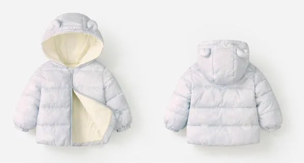 Off-season New Autumn And Winter Children's Light Hooded BabyCotton Jacket - Enfance-Heureuse
