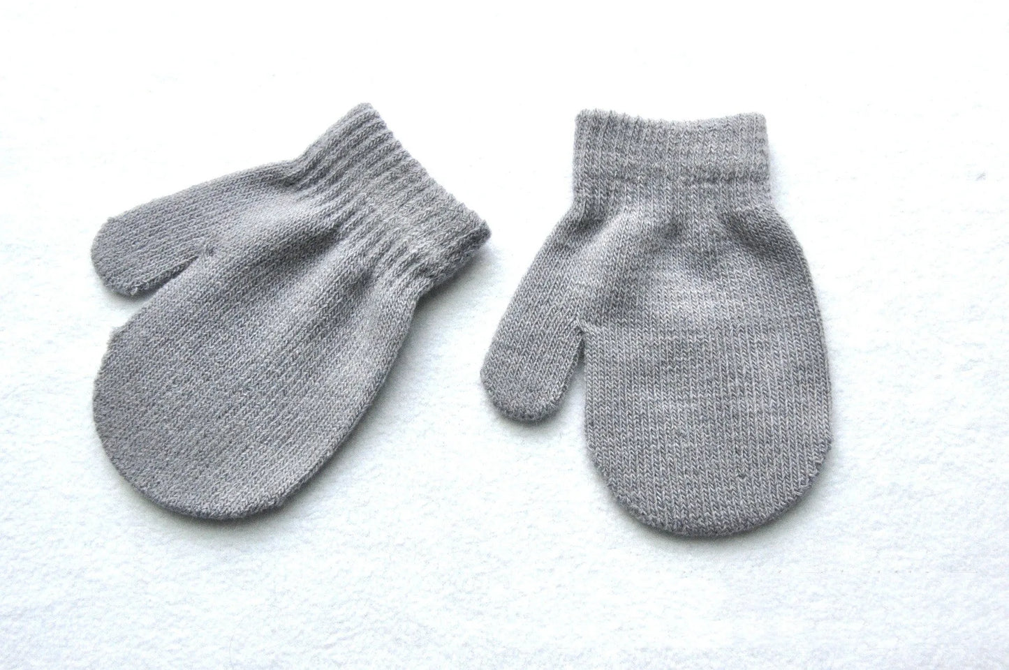 Children's Winter Warm Gloves Knitted Bag Baby Gloves