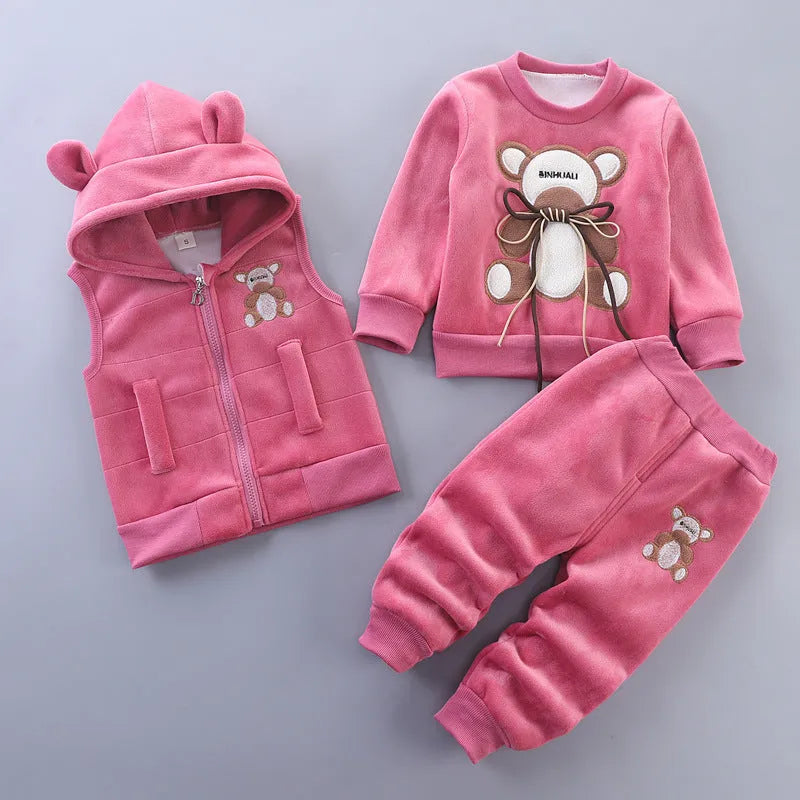 Children's Clothing Baby Three Piece Set