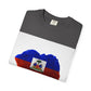 Haiti Flag Drip T-Shirt — Haitian Pride Graphic Tee