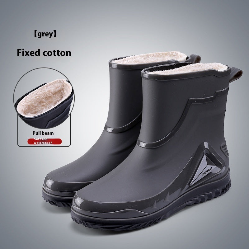 Closed Waterproof Shoes Outdoor Rubber Boots