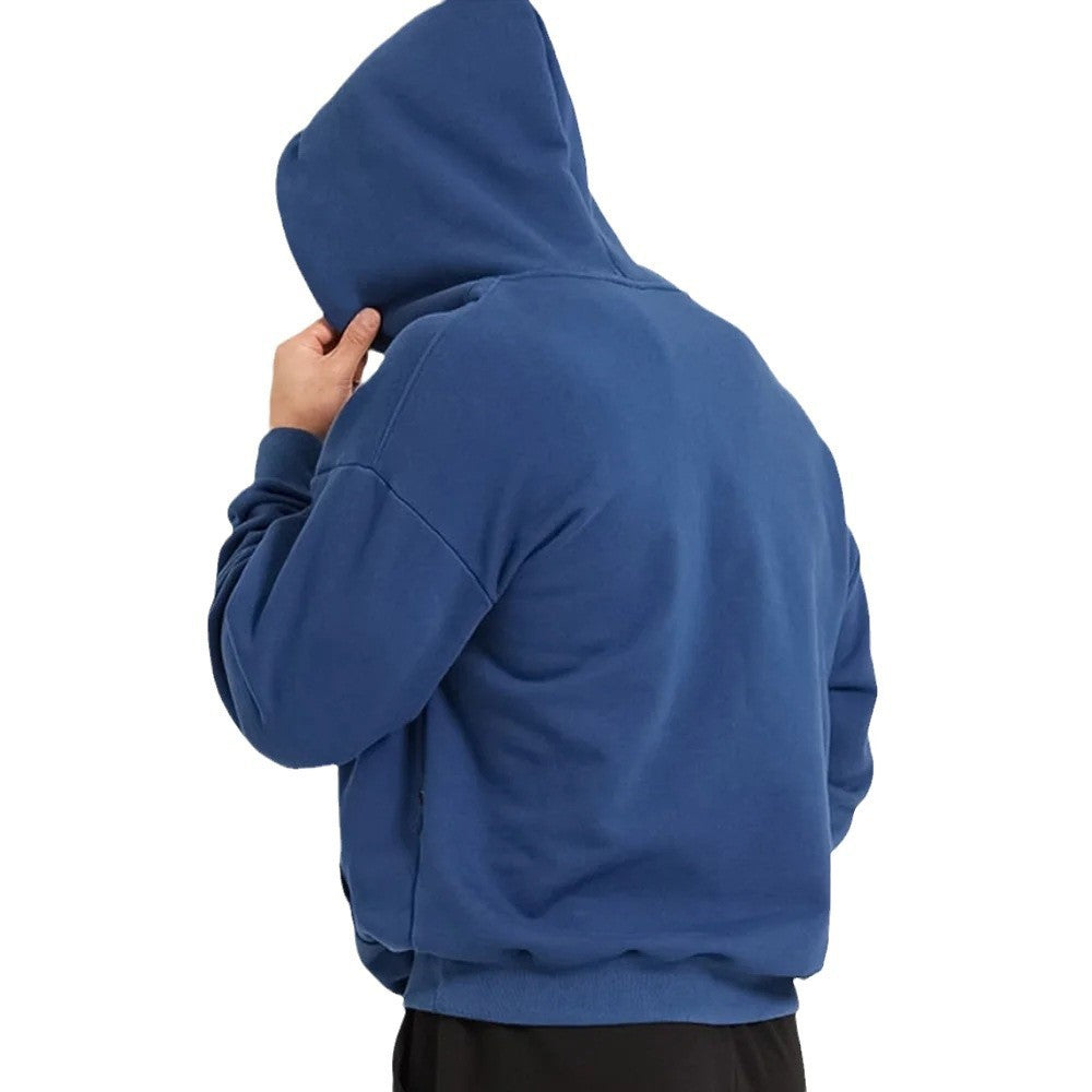 Men's Sweatshirt Loose Sweatshirt Drop-shoulder Sleeve Hoodie - Enfance-Heureuse