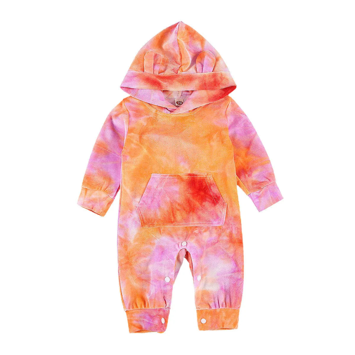 Baby hooded jumpsuit,