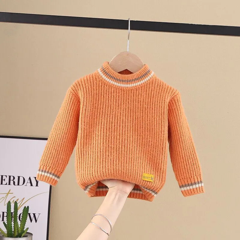 Children's round neck sweater