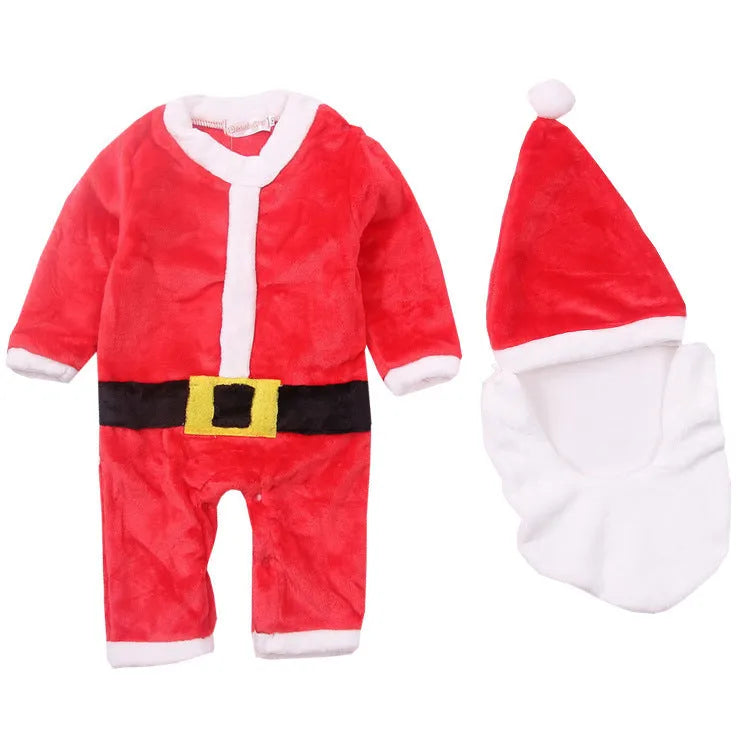 Christmas Baby Autumn And Winter One-piece Costumes