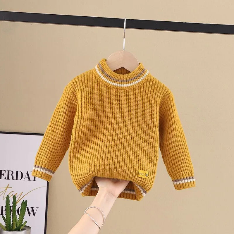 Children's round neck sweater