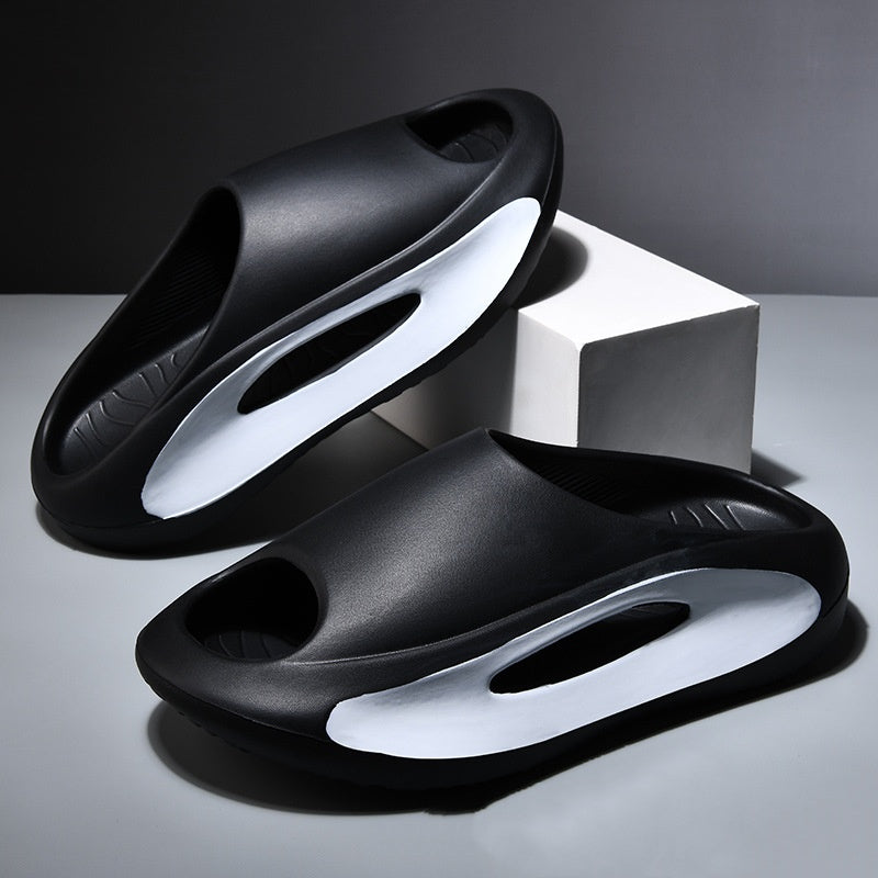 Ins Slippers Women Men Peep Toe Slipper Summer Hollow Unisex Sports Beach Shoes - Enfance-Heureuse