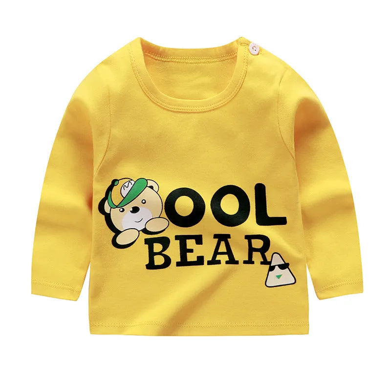 Boys Long Sleeved T Shirt Spring And Autumn Clothes