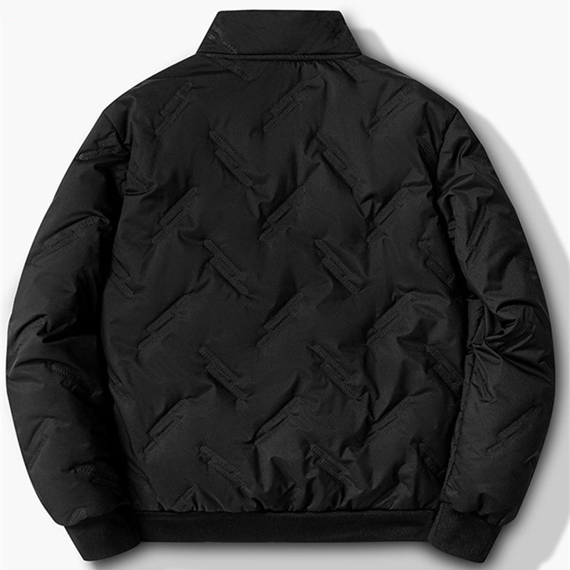 New Graphene-design Cotton Coat Winter Warm Thickened Fleece Jacket Fashion Casual Mens Clothing - Enfance-Heureuse