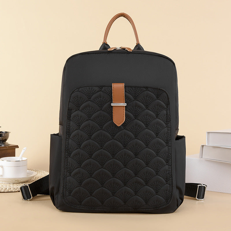 New Fashion Retro Fish Pattern Simple Backpack Large Capacity - Enfance-Heureuse