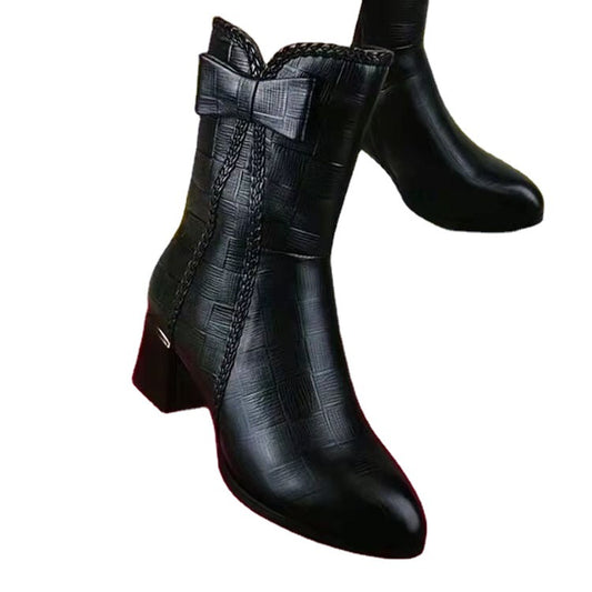 Fashion Personality Ladies Bow Martin Boots - Enfance-Heureuse