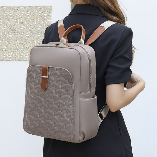 New Fashion Retro Fish Pattern Simple Backpack Large Capacity - Enfance-Heureuse