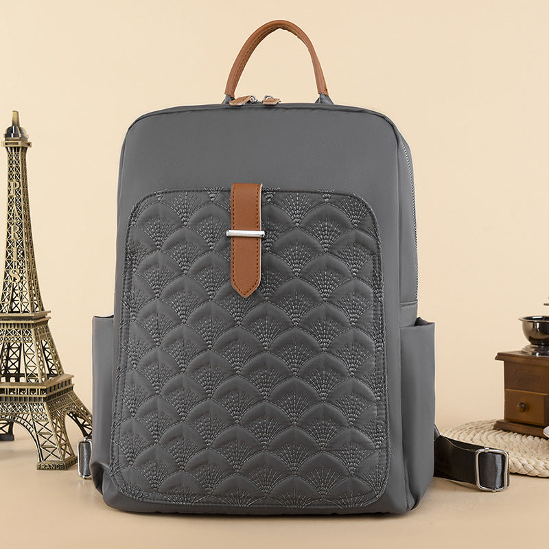 New Fashion Retro Fish Pattern Simple Backpack Large Capacity - Enfance-Heureuse