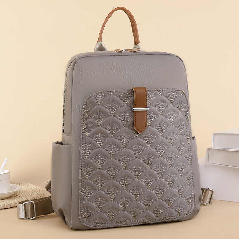 New Fashion Retro Fish Pattern Simple Backpack Large Capacity - Enfance-Heureuse