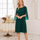 Irregular Sleeves Solid Color Chiffon Women Dress - Enfance-Heureuse