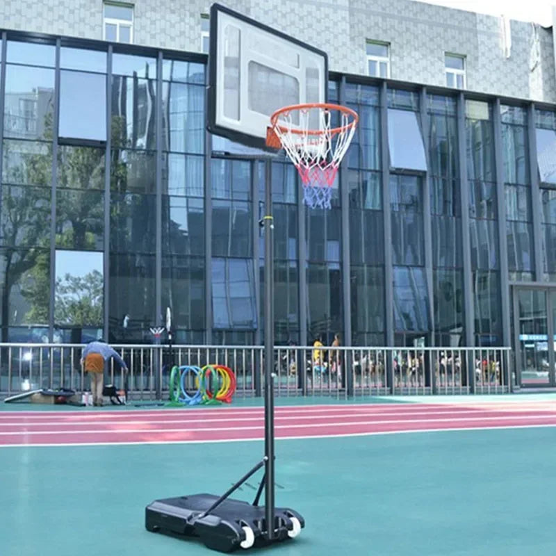 CC0182 Soporte de baloncesto ajustable para niños, tablero de juguete transparente de entrenamiento móvil, recomendado SJ