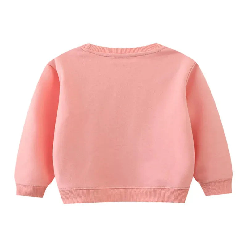 Zeebread 2-7T otoño primavera manga larga niñas conejito sudaderas ropa de dibujos animados para niños pequeños disfraz de moda de bebé superventas