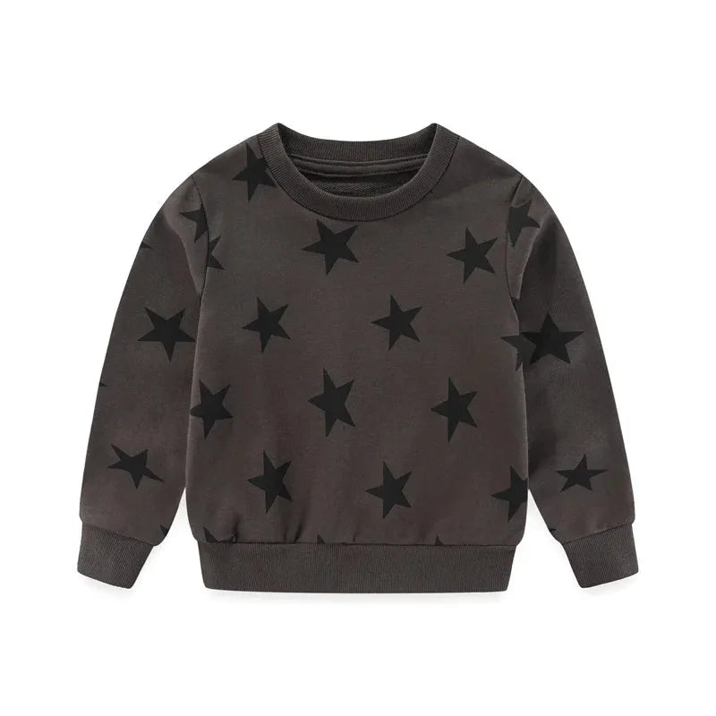 Jumping Meters Long Sleeve Penguin Applique Sweatshirts Cotton Baby Clothes Hot Selling 2-7T Children's Tops Shirts - Enfance-Heureuse