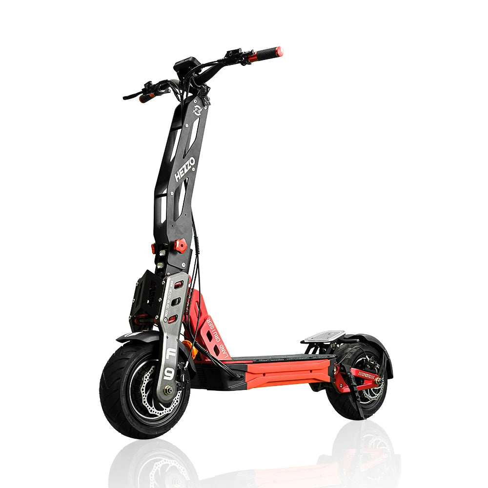 HEZZO F9 Foldable Electric Scooter for Adults 60v 8000w Dual Motors Powerful 60MPH EScooter Fat Tire 40Ah NFC Off Road Scooter - Enfance-Heureuse