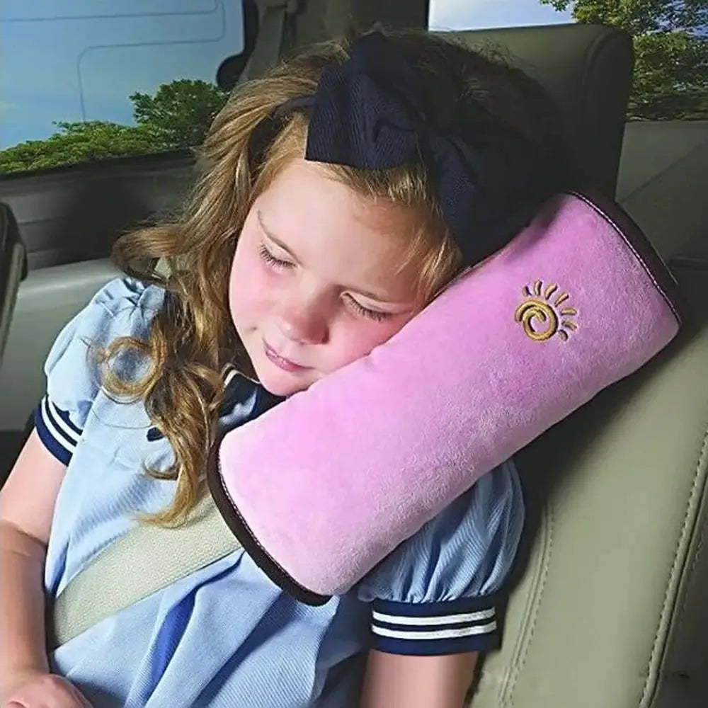 Accesorios de estilo de coche para niños, cinturón de seguridad para bebé, almohada, cinturón de coche, cojín de felpa, protección de hombro para vehículo