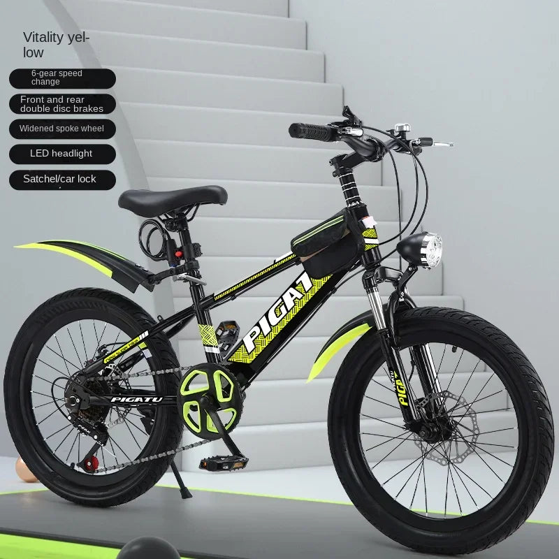 Vélo de ville à vitesse variable pour enfants, vélo étudiant, vélo de montagne, 18 po, 20 po, 22 po, 24 po