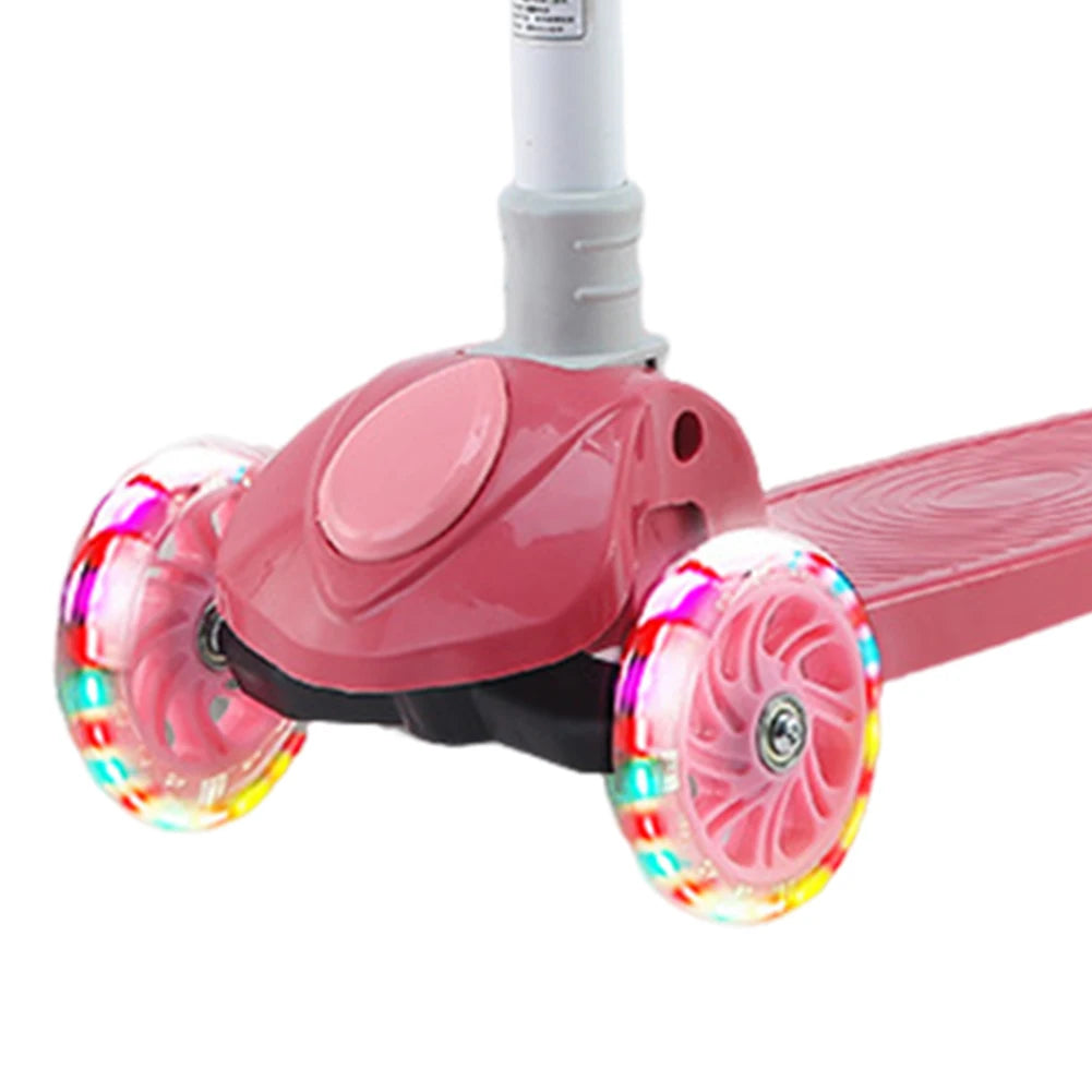 Scooter para niños Rosa Azul 3 en 1 Scooter para bebés Scooter plegable para niños de 3 a 10 años