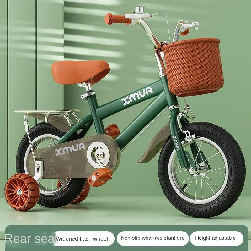 Vélo britannique pour enfants siège arrière roue clignotante garçons et filles 2-3-4-5-6-7-8-9